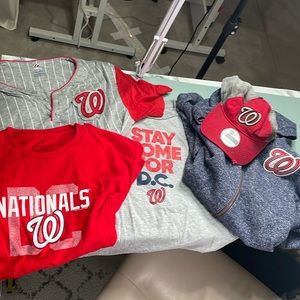 Lot of 5 ⚾️ Washington Nationals Official Gear